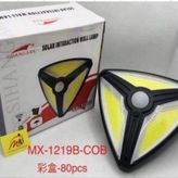 Powermaster MX-1219B 150 Cob Ledli Sensörlü 3 Modlu Solar Duvar Lambası