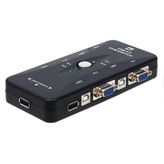 Powermaster PM-15166 4 Port Kablolu Usb Manuel Kwm Switch