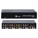 Powermaster PM-4832 8 Port Video Audio Splitter