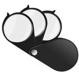 Powermaster Pm-6585 Katlanır 30 Mm Mini Cep Tipi 3'Lü Büyüteç