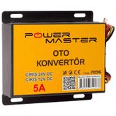 Powermaster PM-7896 24-12 Volt 5 Amper Oto Konvertör