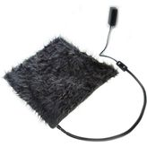 Powertec Kedi Köpek Isıtıcı Ped 48X48CM 5cm Kalınlık Peluş Yumusak Kumaş Yıkanabilir 12V