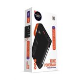 Powerway QC10 Siyah 10.000 Mah PD 22.5 W Dahili Kablolu Hızlı Şarj Led Işıklı Powerbank