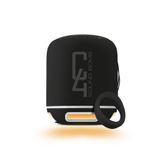 POWERWAY Siyah Taşınabilir Bluetooth Hoparlör Ses Bombası Yüksek Ses Gücü Sese Duyarlı Led Işık C4