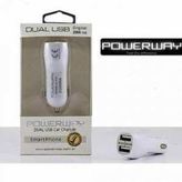Powerway Usb Araç Şarj +Kablosu 2 Usb Çıkışlı