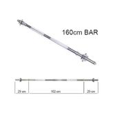 Pozitif 160 cm Krom Uzun Bar