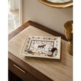 Pozzi Milano Cheval Dikdörtgen Porselen Saklama Tepsisi 19,5 × 15,5 cm