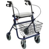 PR-882 Alüminyum Walker Rollator (Tekerlekli Yürüteç) - Mavi
