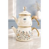 Pr Home Anemon Gold Model Emaye Çaydanlık