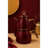Pr Home Bordo Rose Model Emaye Çaydanlık