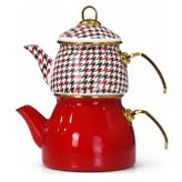 PR Home Forte Red Gold Model Emaye Çaydanlık
