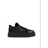 Prada Sport Kalın Tabaniçi Tüylü Kadın Sneaker - Siyah