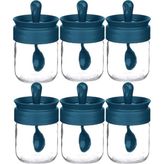 Pratic Kaşıklı Cam Baharatlık 6'lı 210 Ml.