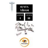 Pratik Ankara 4X18 Sunta Vidası 50 Adet