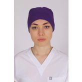 Pratik Medikal Likralı Cerrahi Bone - Mor