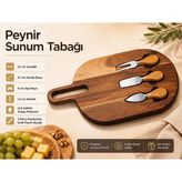 PratikBir Peynir Sunum Tabağı