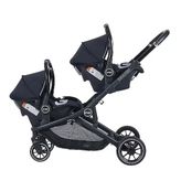 Prego 2223 Ibiza Plus İkiz Travel Sistem Siyah Bebek Arabası
