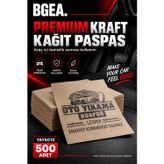 Premium Kraft Kağıt Paspas 500 Adet