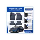 Premium Renault Megane 4 Sedan Paspas Araca Özel 2016 Ve Sonrası Derin Havuzlu Oto Paspas
