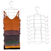 Premium Tank Üstleri Askıları, Sütyen Askısı Metal Yerden Tasarruflu Askı Dolabı Organizatörü Pijama, Üstler, Tanklar, Cami, Sütyen, Askılı Elbise, Kemer Pembe 2'li Paket HL05P