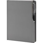 Premium Termo Gri Deri Ajanda 17X24CM