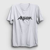 Presmono Anthrax Beyaz Unisex T-Shirt
