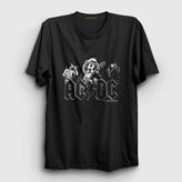 Presmono Be Rock AC/DC Siyah Unisex T-Shirt