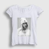 Presmono Beyaz Billie Eilish Kadın T-Shirt