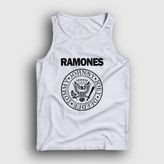 Presmono Beyaz Logo Ramones Erkek Atlet