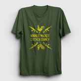 Presmono Chicken Dinner Pubg Haki Unisex T-Shirt