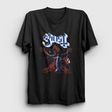 Presmono Chile Ghost Siyah Unisex T-Shirt