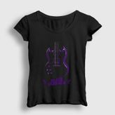 Presmono Guitar Black Sabbath Kadın T-shirt