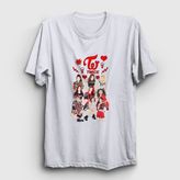 Presmono Hearts K-Pop Twice Kadın T-shirt