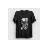 Presmono Highway To Hell Skull Ac/Dc Kadın T-shirt