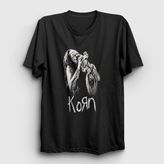 Presmono Jonathan Davis Korn Siyah Unisex T-Shirt