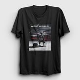 Presmono Kadın Cover Westworld T-shirt
