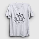 Presmono Kadın Logo Panic! At The Disco T-shirt