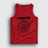 Presmono Kırmızı Logo Ramones Erkek Atlet
