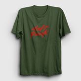 Presmono Logo Daft Punk Haki T-Shirt