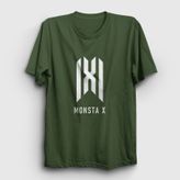 Presmono Logo K-Pop Monsta X Kadın T-shirt