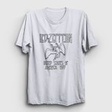Presmono Logo Led Zeppelin Kırmızı Unisex Sweatshirt