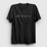 Presmono Logo Nevermore Siyah Unisex T-Shirt
