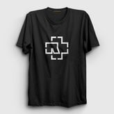 Presmono Logo Rammstein Siyah Unisex T-Shirt