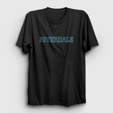 Presmono Logo Riverdale Siyah Unisex T-Shirt