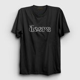 Presmono Logo The Doors Siyah Unisex T-Shirt
