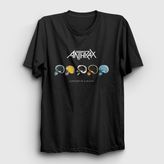 Presmono Mosh Anthrax Siyah Unisex T-Shirt