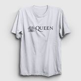 Presmono Queen Beyaz Unisex T-Shirt