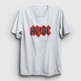 Presmono Red Black AC/DC Sarı Unisex T-Shirt