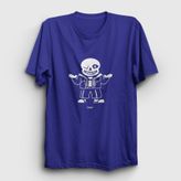 Presmono Sans Undertale Kırmızı Unisex T-Shirt