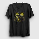 Presmono Siyah Control Twenty One Pilots Kadın T-Shirt